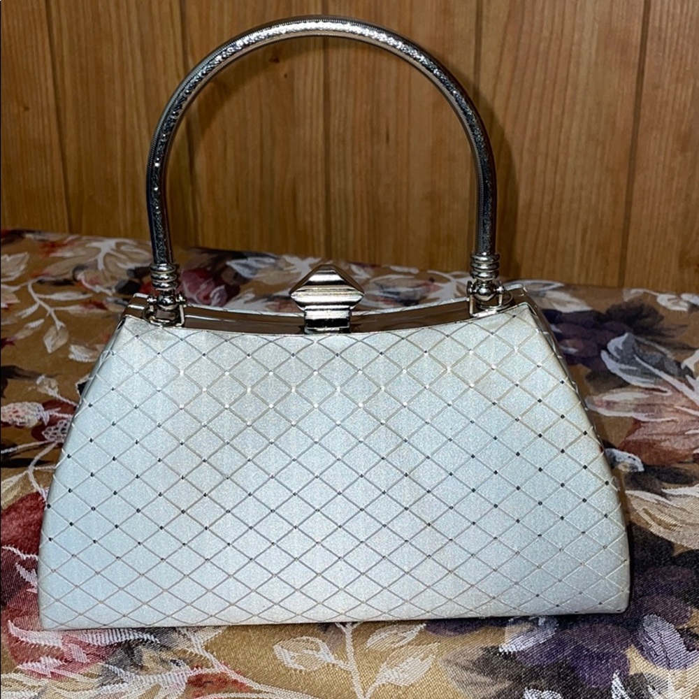 Diamond shapes bag SILVER